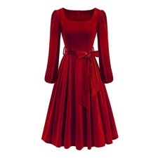 Velvet 1950s Vintage Midi