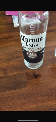 Corona pint glass brand - x2,