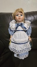 Vintage Alice In Wonderland Porcelain Doll Special Collectors Edition