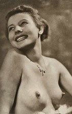 Postcard erotic woman nude erotic girl nude PC