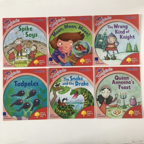 Songbirds books julia - x6,