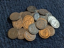 29 X Silver Fruit Machine Tokens