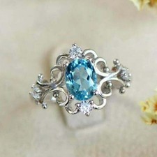 Oval Cut Aquamarine Diamond