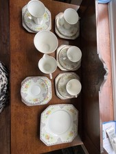 Palissy China Tea Set/Cake