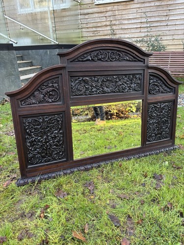 Antique carved oak jacobean - antique,