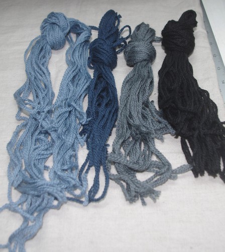 Paterna tapestry wool blue