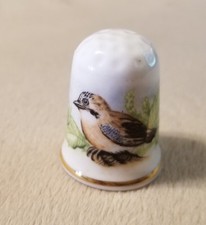 Oakley China Thimble Friends Of Field And Forest Bird Fine Bone China Collector
