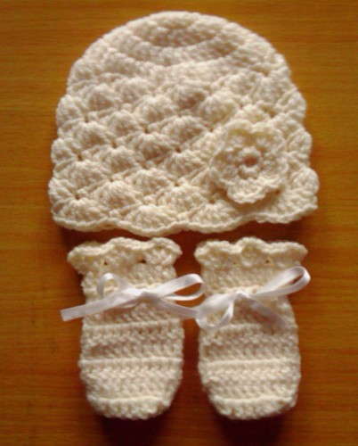Handmade hand crocheted baby - hand,