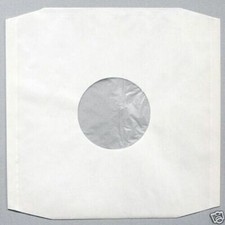 White 12" Vinyl LP Record Poly