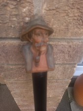 Carved Handle of a man smoking