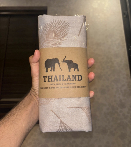 Thai silk cashmere woven - &,