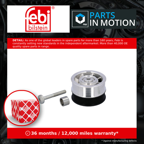 Aux belt idler - belt,