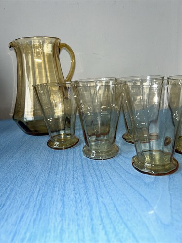 Vintage 1950s 1960s amber - vintage,