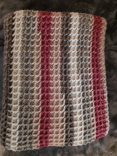 Handmade pink white alpaca - handmade, white,