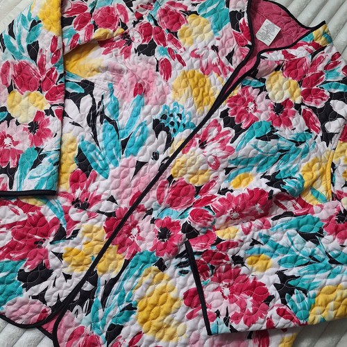 Quilted tulip floral open - quilted,