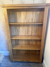Rustic Solid Oak Bookcase from Oak Furnitureland