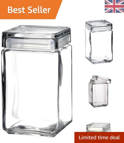 Durable square glass - durable, jar