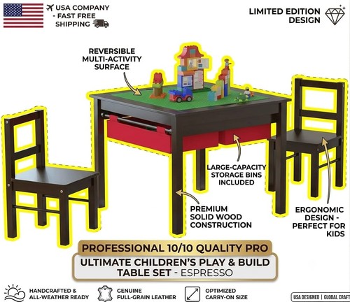 Utex kids wooden play - kids, table