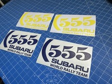 Subaru 555 STICKERS X4 150mm