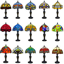Tiffany Stunning Quality Style Hand Crafted Glass Table /Desk / Bedside Lamps