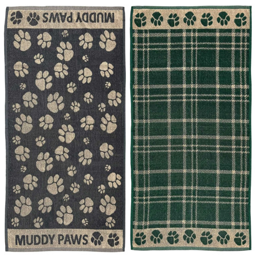 Pet towel paw prints - paw,