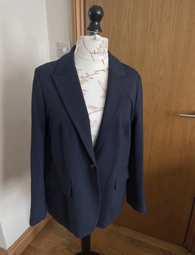 Boden navy ponte blazer suit - navy,