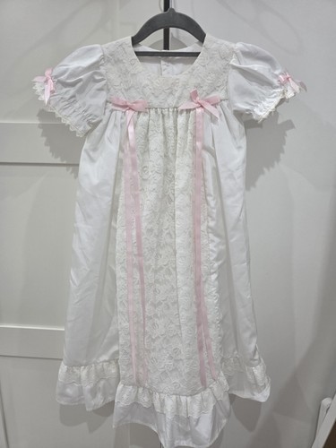 Traditional white christening - white,