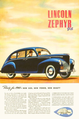1940s lincoln zephyr - 1940s,