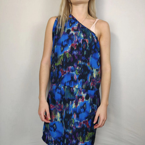 Next runway blue floral dress - runway,