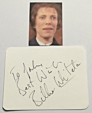 Billie Whitelaw Signed  Card