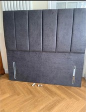 Sleepeezee Spire Floor Standing Headboard with fluting Cushioned and upholstered