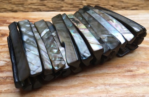 Chunky silver coloured shell - silver,