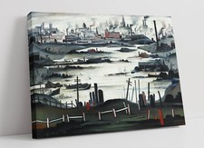 LS LOWRY, THE LAKE- FRAMED