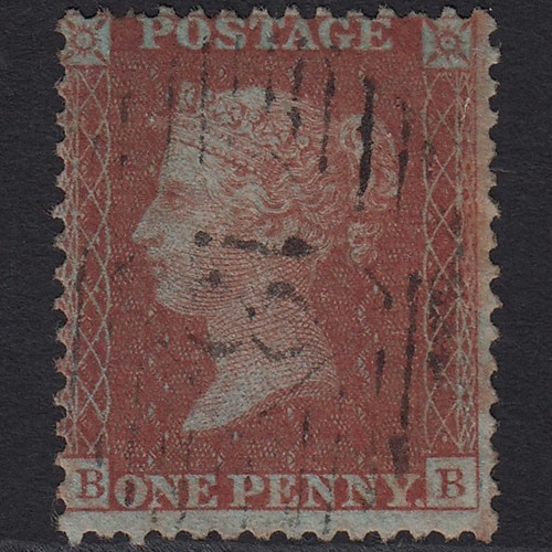 X13 1855 1d red brown - 1d, red-brown