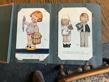Old Postcard Album + 184+/-