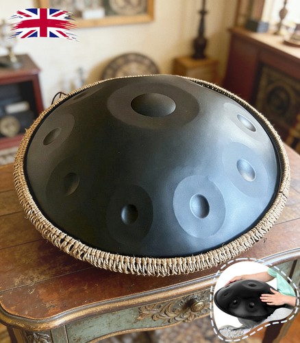 Handpan drum kurd black - drum,