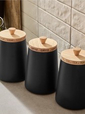 NEXT Set of 3 Black Matt