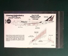 Liveries Unlimited Airliner Decals 1/144 A4-059: Boeing 747-400 Phillippines