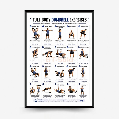 Dumbbell full body - body, exercise