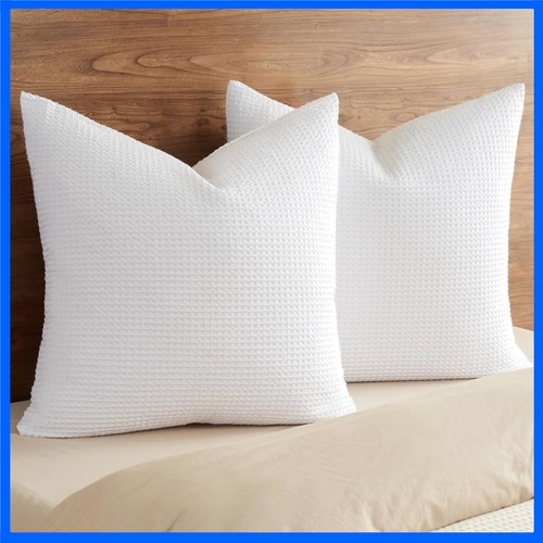 Elegant white cotton waffle - elegant,