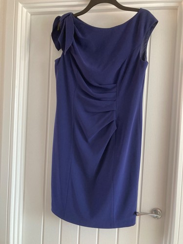 Sleeveless blue dress - blue,