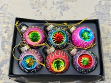 Heaven Sends Set of 6 Colourful Traditional Baubles