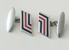 Art Deco Cufflinks chain link