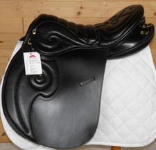 Easytrek Black Leather 18" Medium Long Distance Trekking / Endurance Saddle