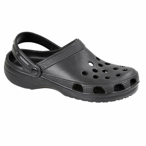 Mens ladies rubber clog mules - rubber,