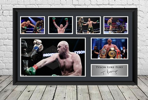 Tyson fury signed photo - fury, print