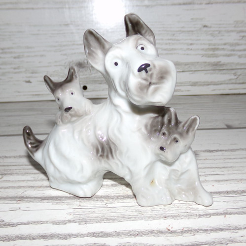 Vintage terrier dog with - terrier,