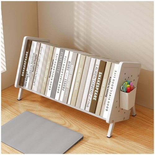 Bnip white desktop bookcase - desktop,