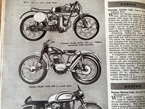 Competition bikes ajs - competition, mv