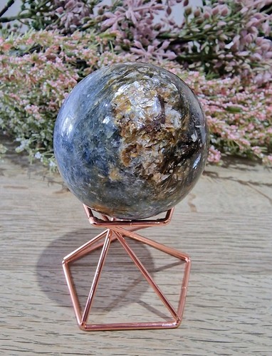 Blue kyanite crystal - blue,
